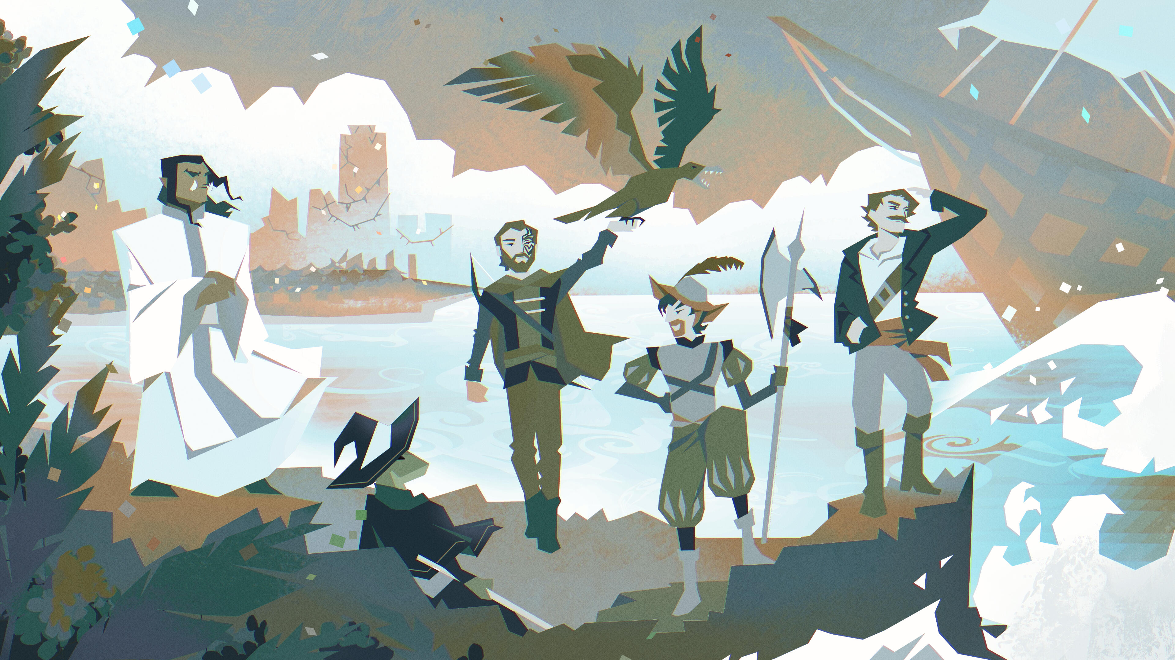 Key Art for a Fantasy Adventure Campaign