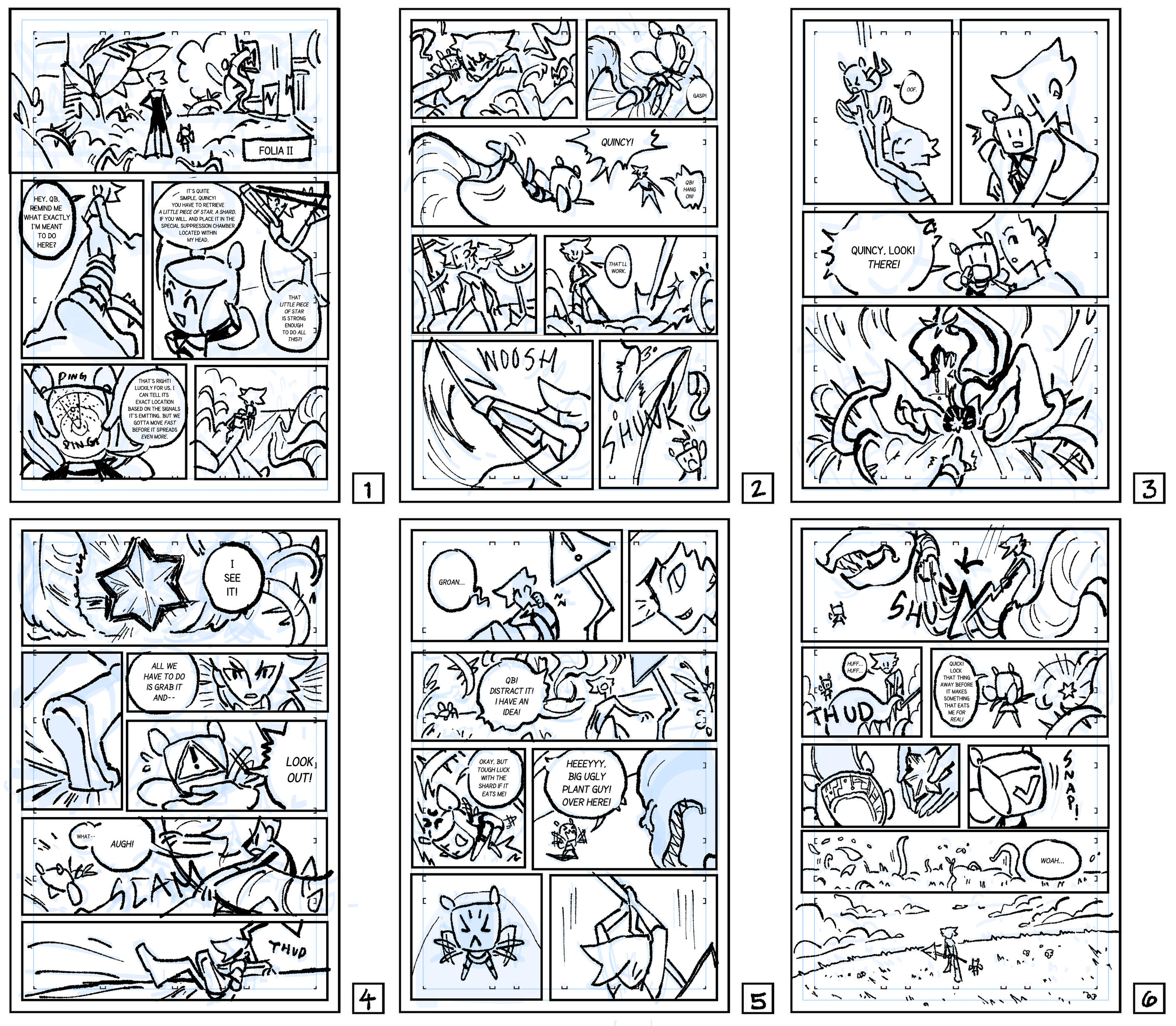 Thumbnails for 6 pages of Stars In Planettes